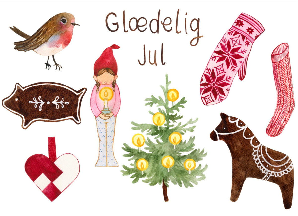 Guirlande - Klippeark - Rød