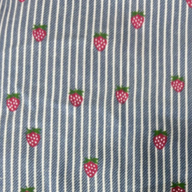 Overalls- mælkedreng overalls med flæser - strawberry