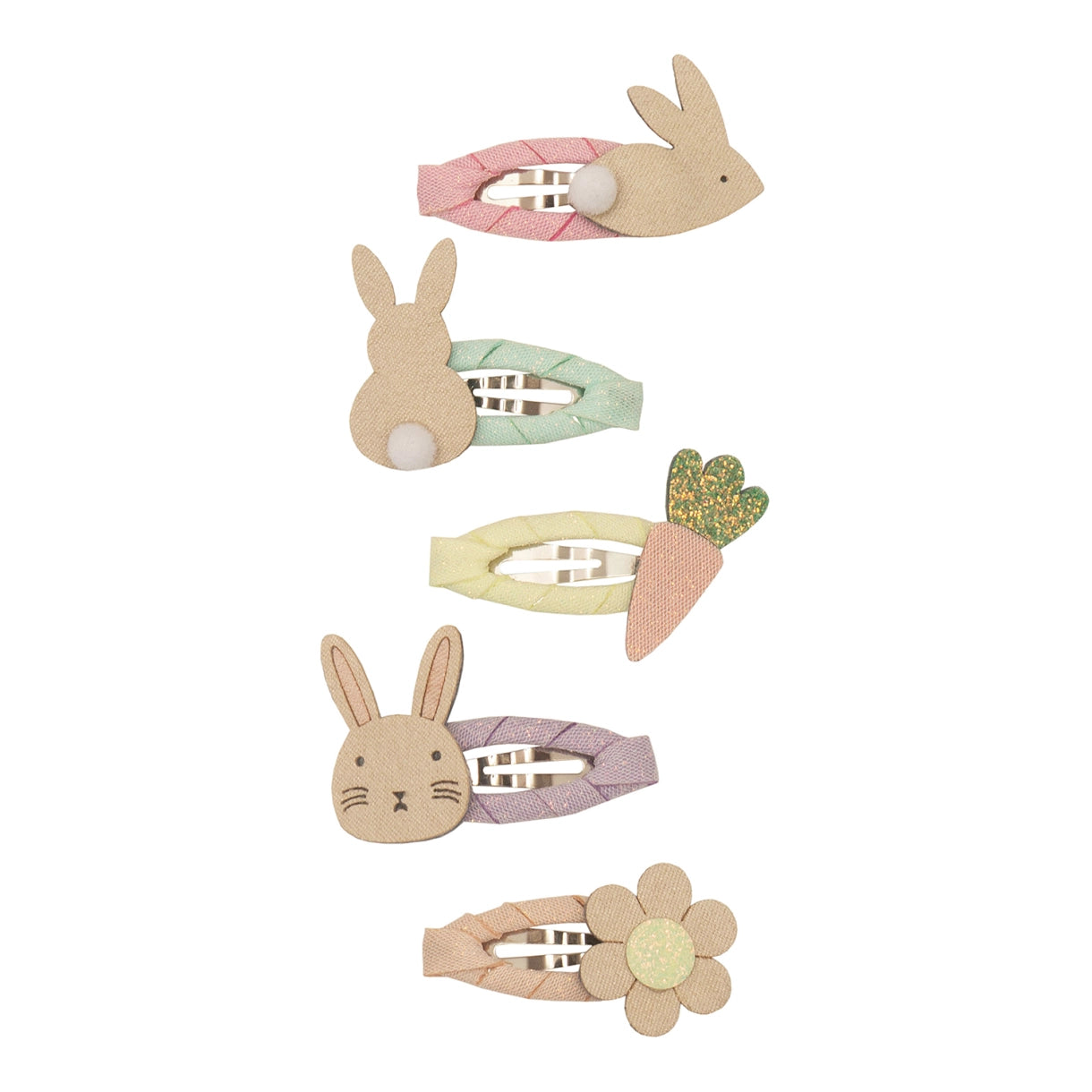 5 hårspænder - Mini Bunny - Mimi & Lula