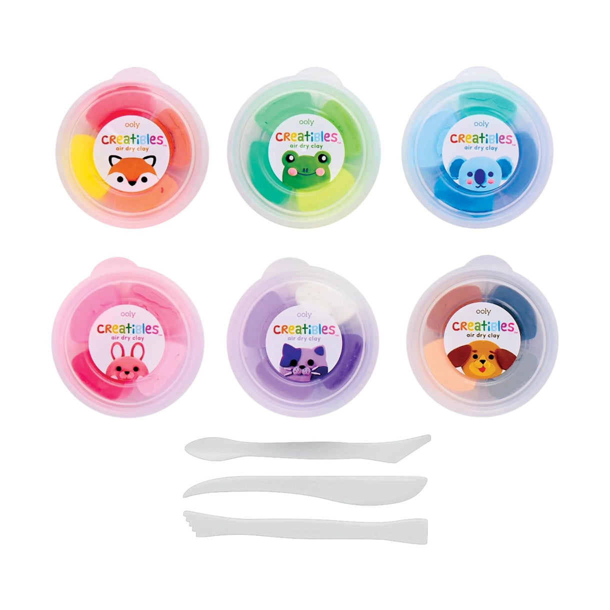 OOLY - Selvhærdende ler - Deluxe Kit 24 farver - Creatibles