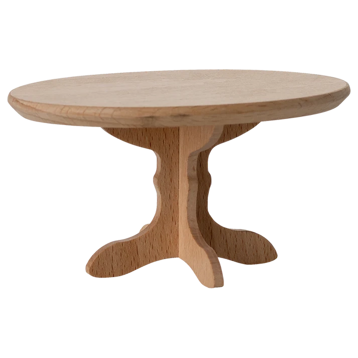 Ovalt spisebord til Mus - natur