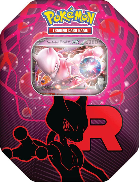 POKEMON TEAM ROCKET TIN - MEWTWO EX