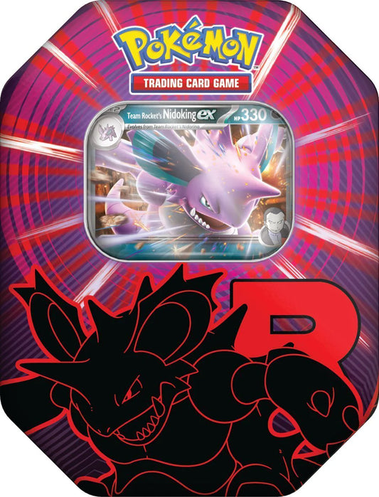 POKEMON TEAM ROCKET TIN - NIDOKING EX