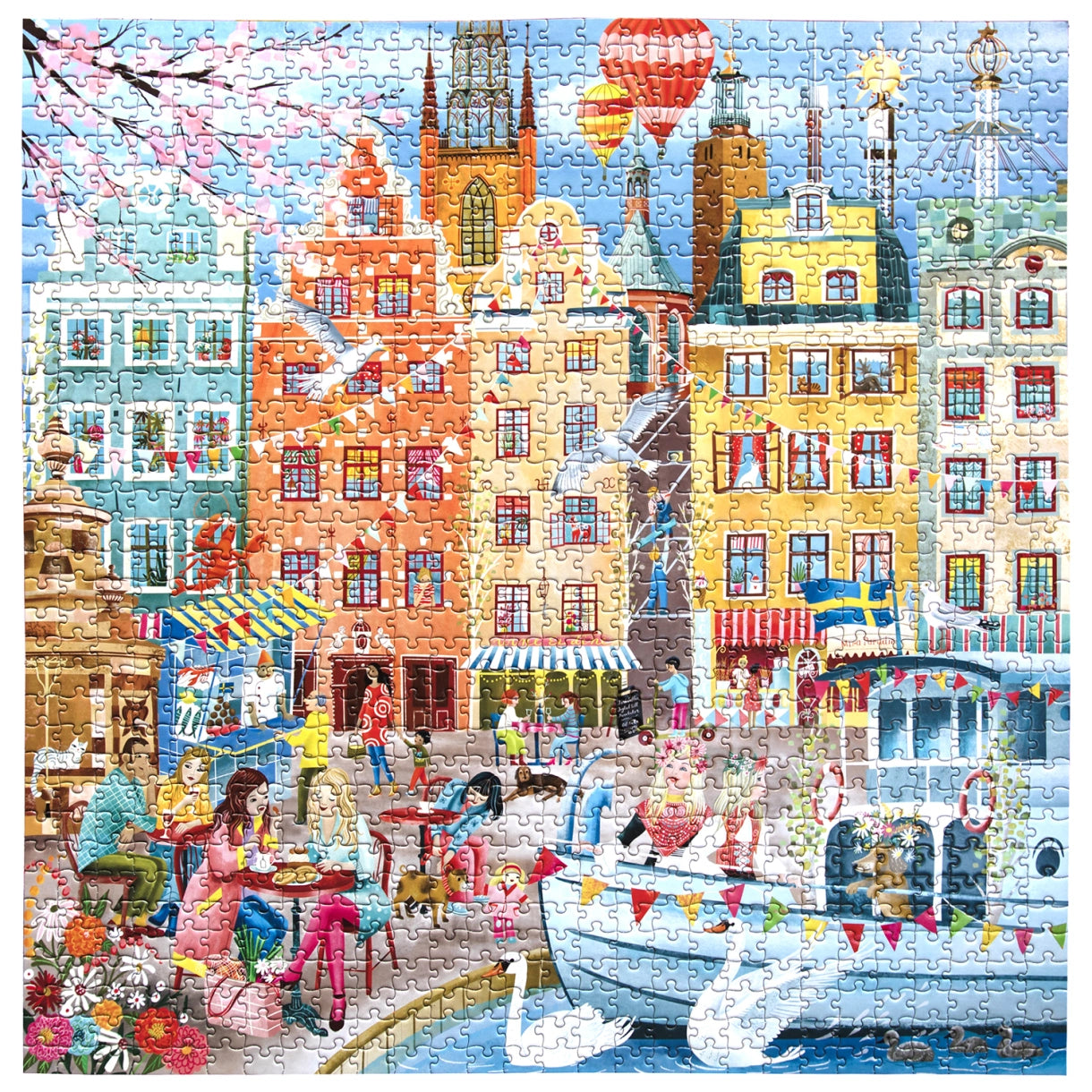 Puslespil 1000 brk - Stockholm