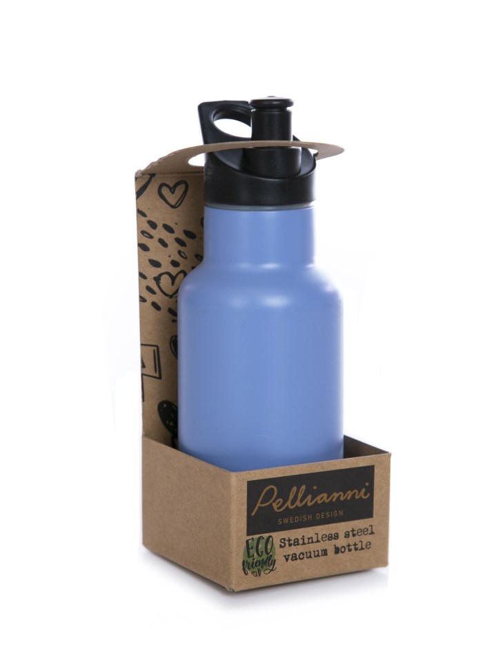 Pellianni Rustfri Stål Drikkedunk 350ml - Blå