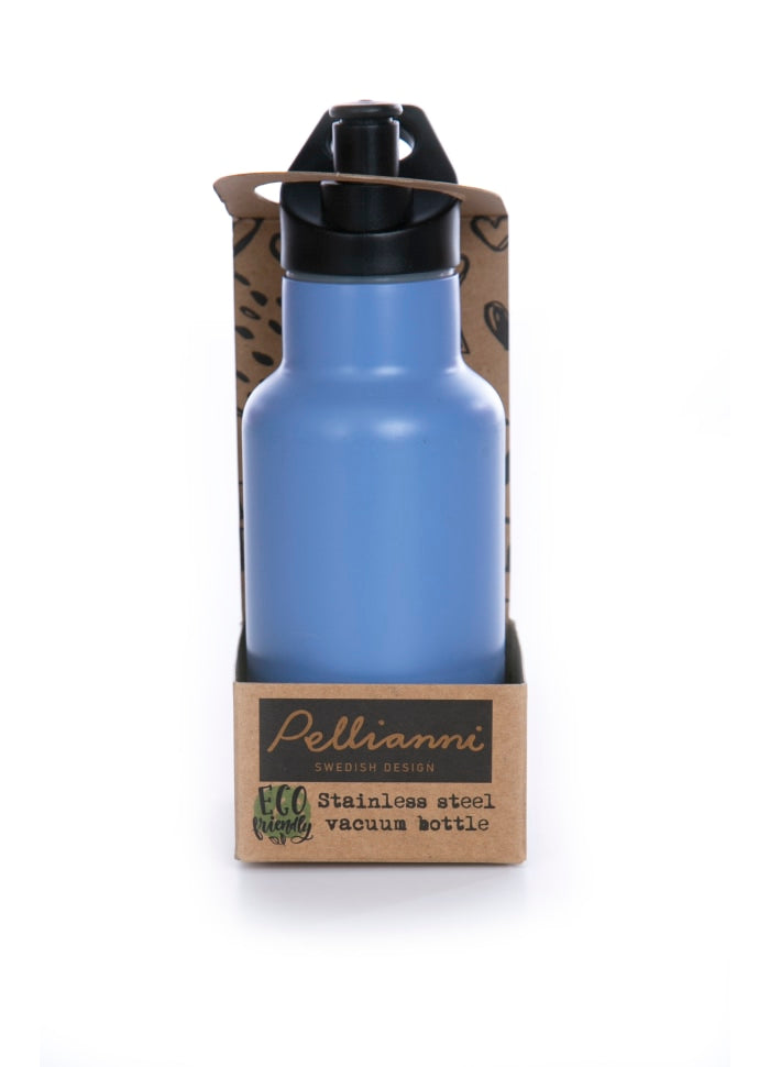 Pellianni Rustfri Stål Drikkedunk 350ml - Blå