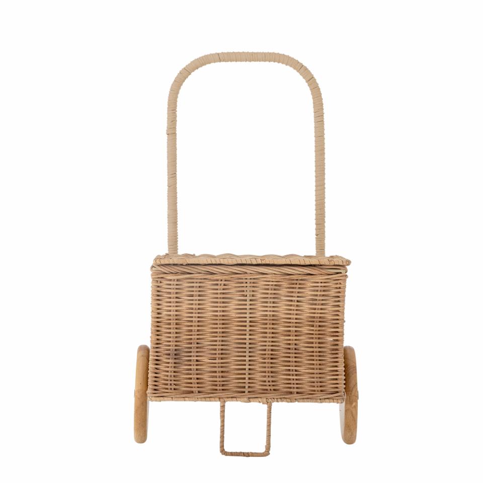 Penne Kuffert m/hjul, Natur, Rattan