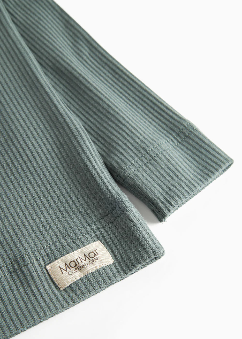 Plain Tee LS, T-shirt - Dusty Green