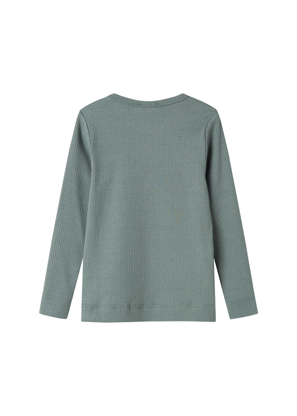 Plain Tee LS, T-shirt - Dusty Green