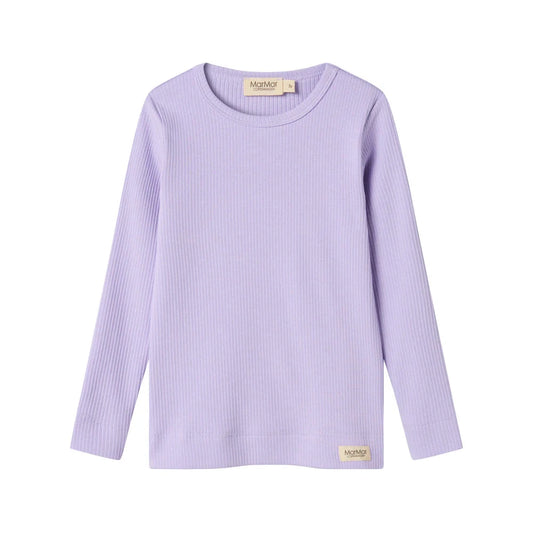 Plain Tee LS, T-shirt - Soft Lavender