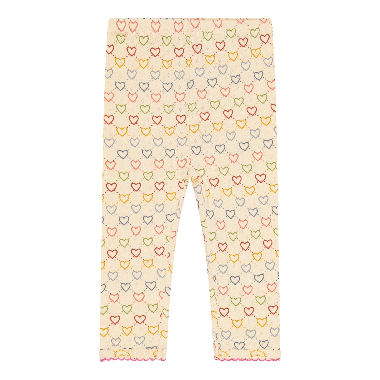 Bukser - Pointelle hearts mini Leggings