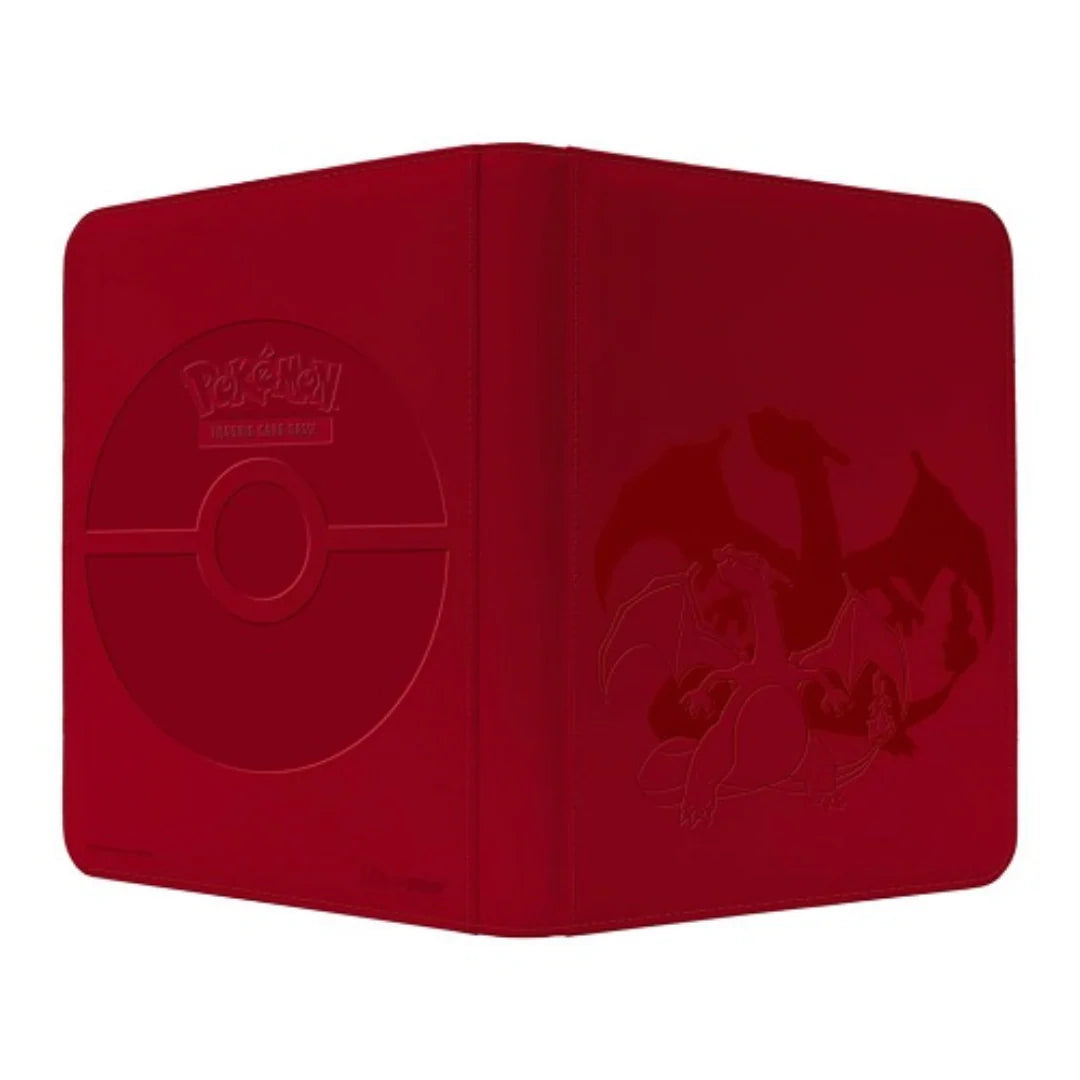 Pokémon mappe med lynlås til 360 kort - Charizard 9-Pocket Premium Zippered Pro-Binder