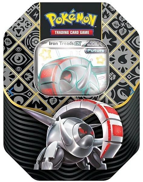 Pokemon - Iron Treads ex - Scarlet & Violet: Paldean Fates Collector's Tin Box