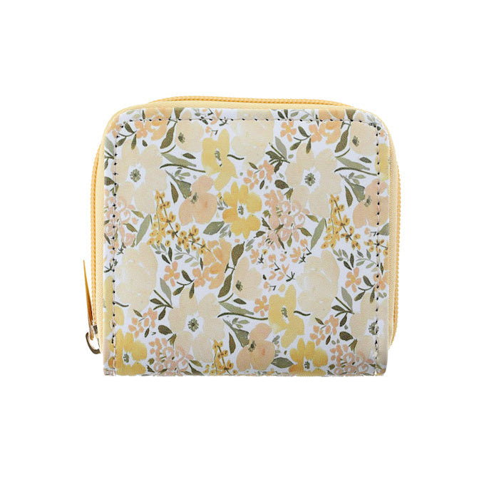 Pung - Blomsterprint gul