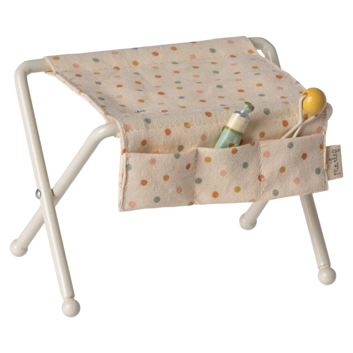 Puslebord - Baby Mus - Råhvid