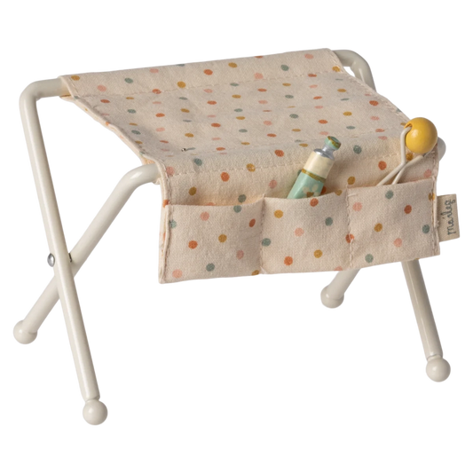 Puslebord - Baby Mus - Råhvid