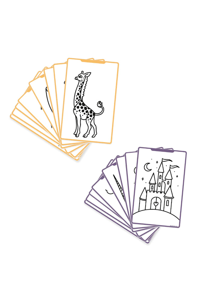 REFILL DRAWINGS FOR KIDYDRAW-MINI - Once Upon A Time and Animals