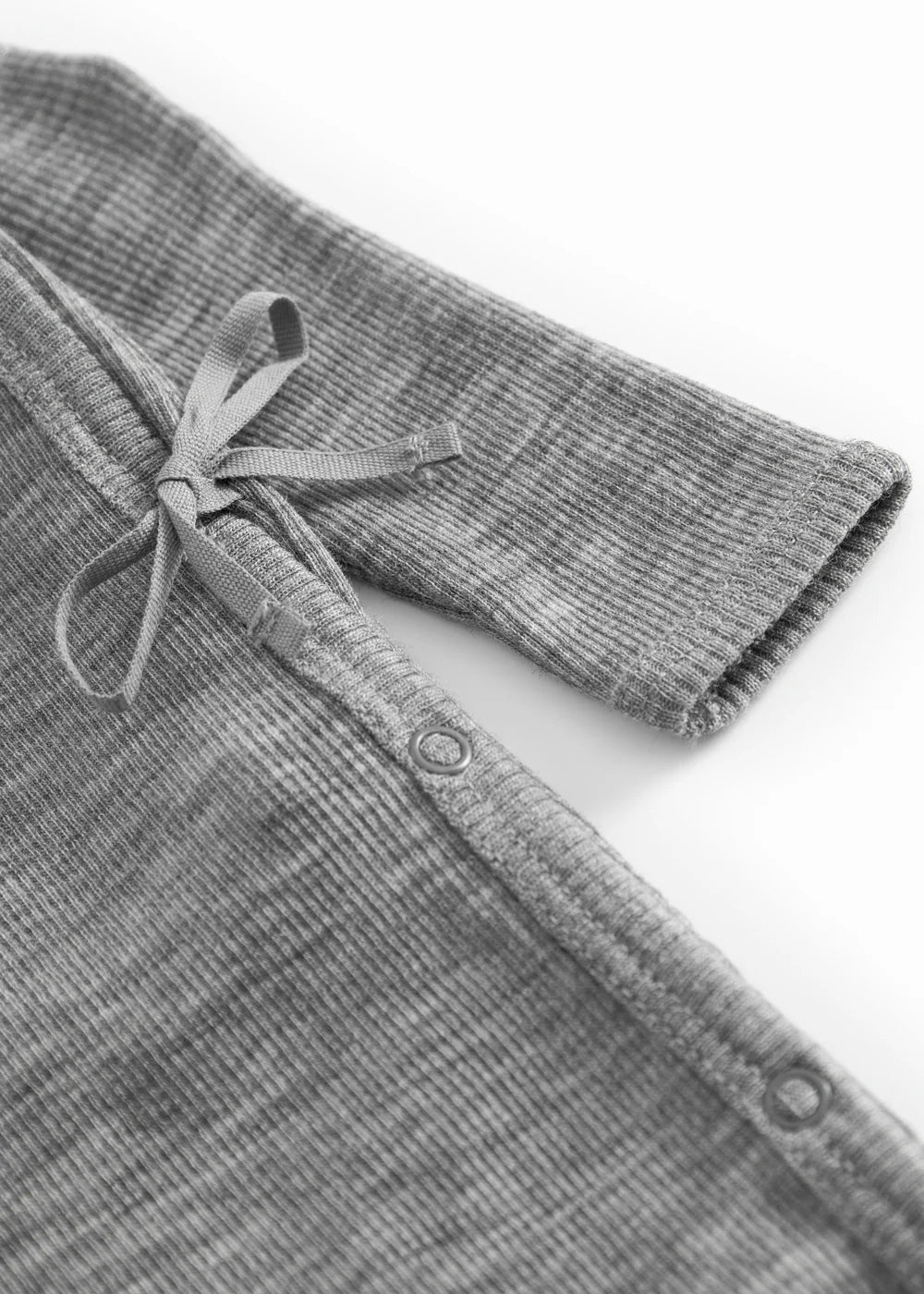 Rula - Uld Rib Heldragt - Grey Melange