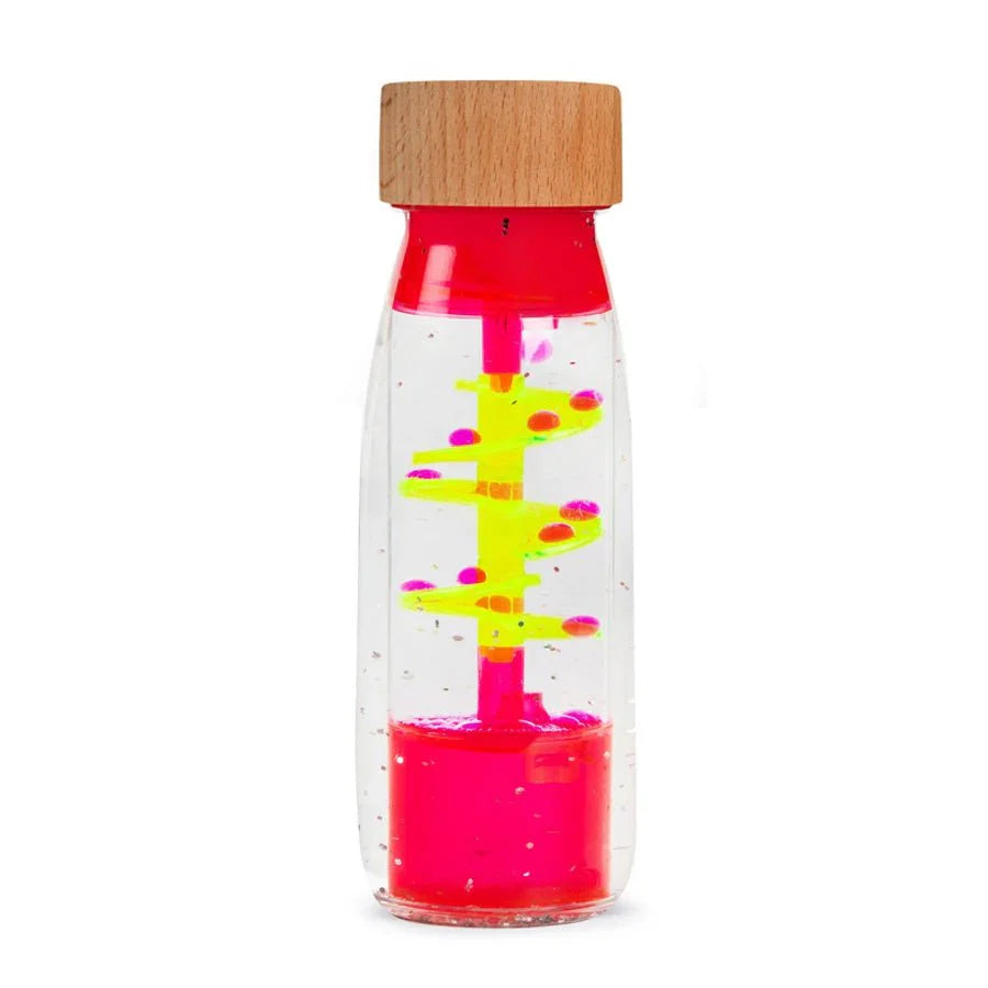 SANSE FLASKE - MOVE BOTTLE SPIRAL PINK - SANSELEGETØJ
