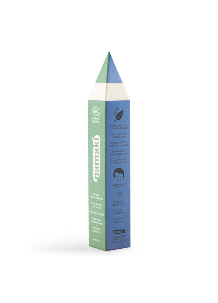 SLIM PENCILS SET YELLOW/GREEN/BLUE/RED