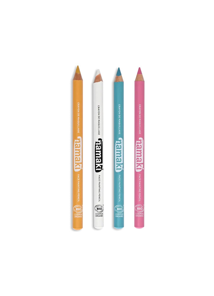 SLIM PENCILS SET YELLOW/PINK/TURQUOISE/WHITE