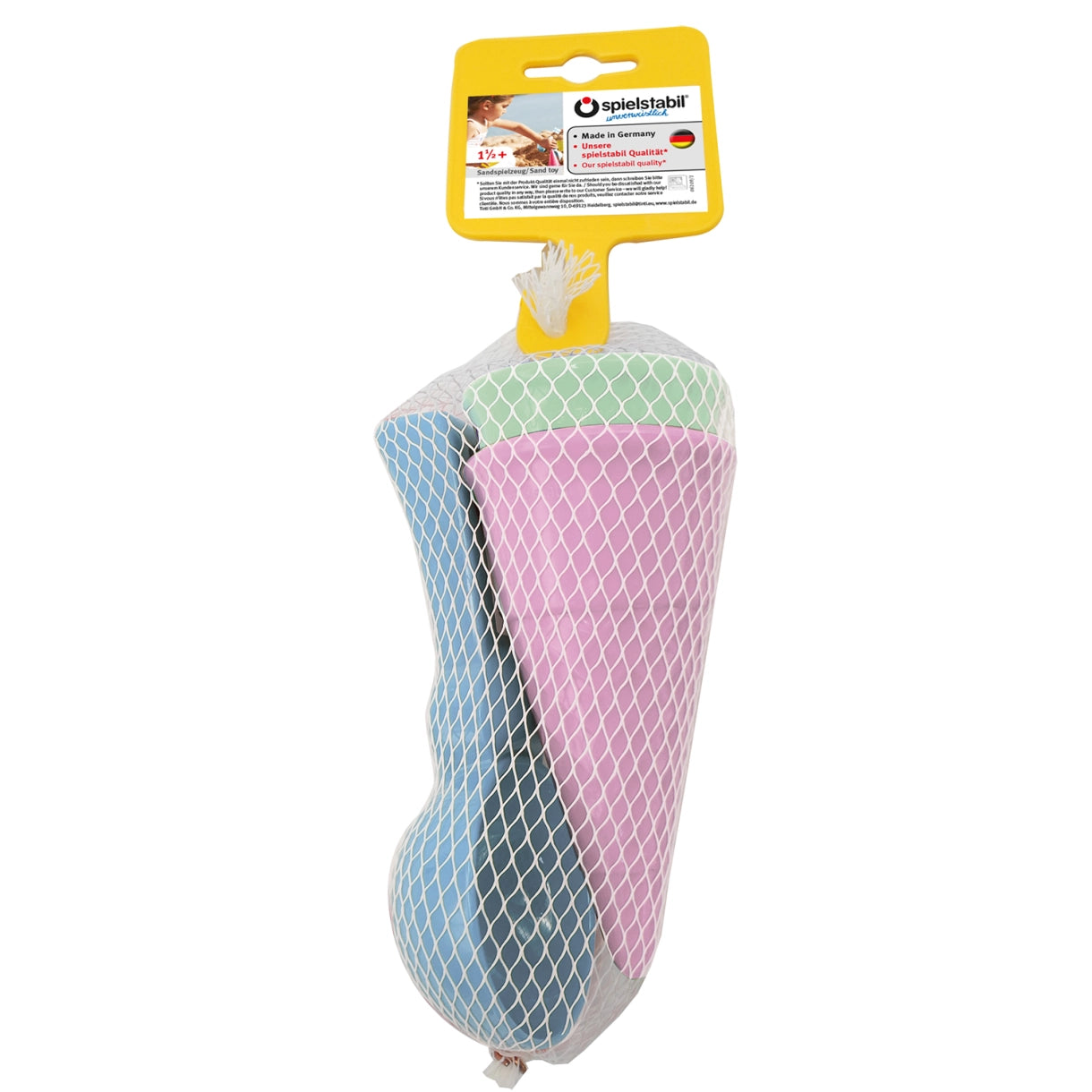 Sandsæt - Isvafler & ske 3 dele - Pastel