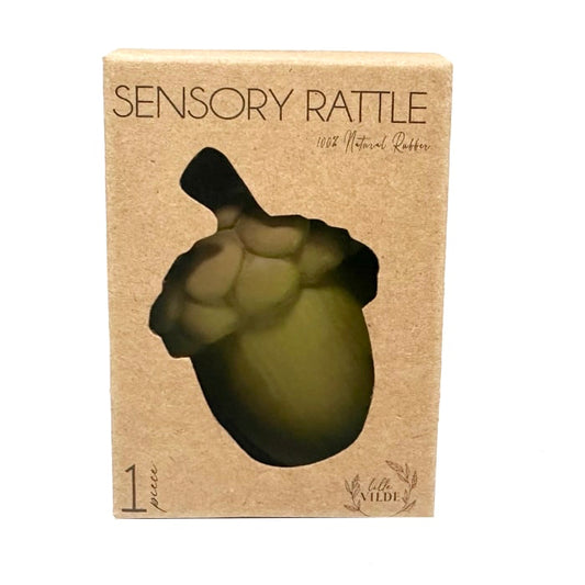 Sanselegetøj -  Agern - Naturgummi