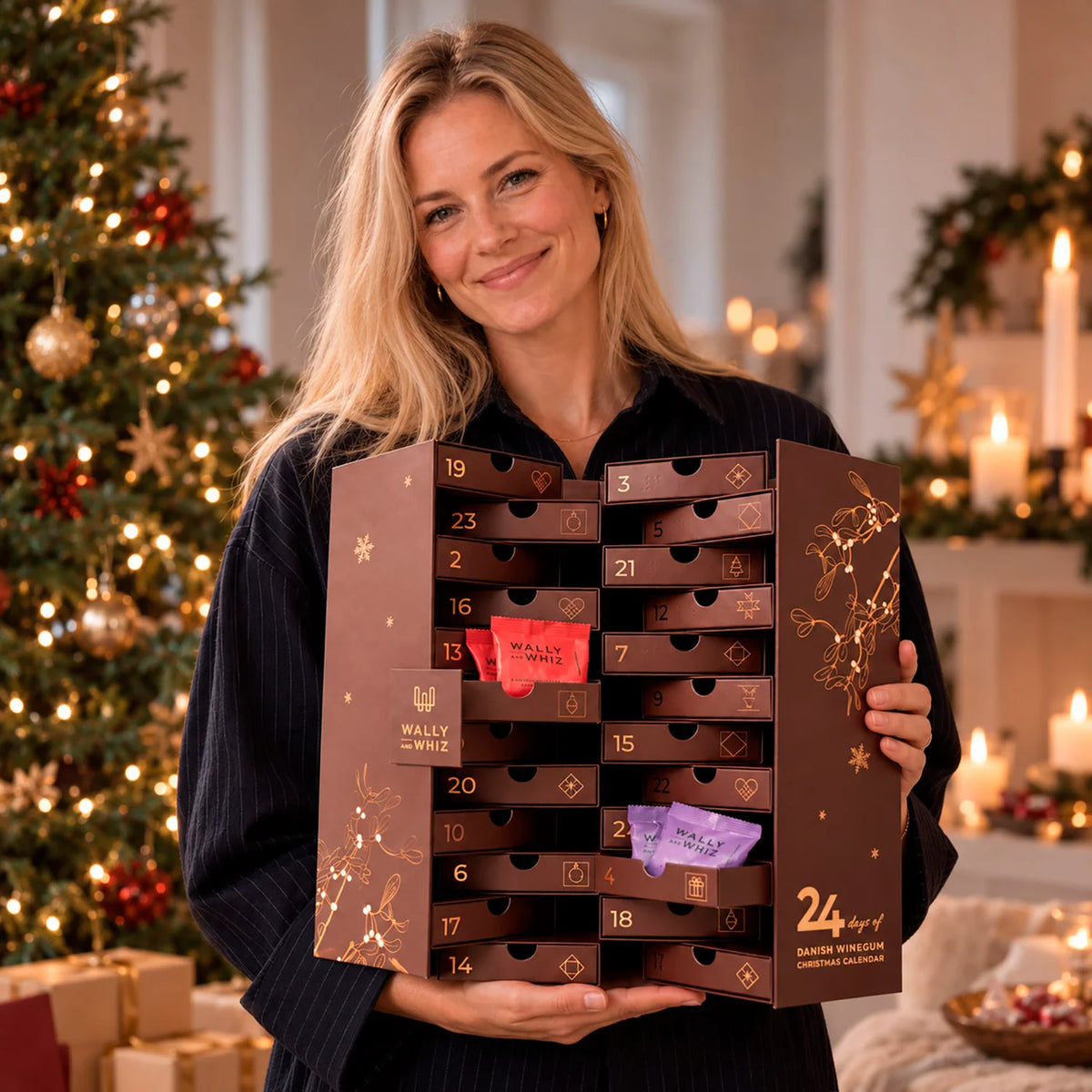 Wally and Whiz Sharing-Julekalender 2026 – 550 g
