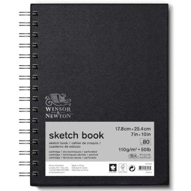 Skitsebog - Winsor Newton Sketch pad 110g 18x25cm, 80 pages