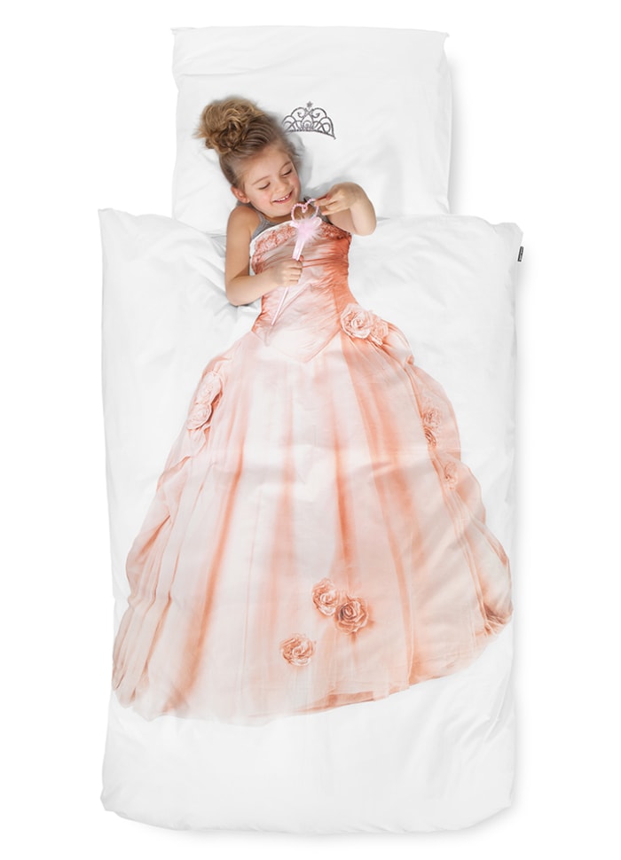 Snurk Sengetøj - Princess Pink Junior 100x140