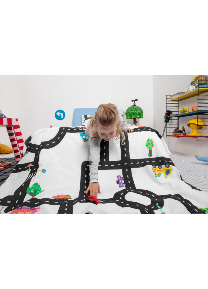 Snurk Sengetøj - Traffic Junior 100x140