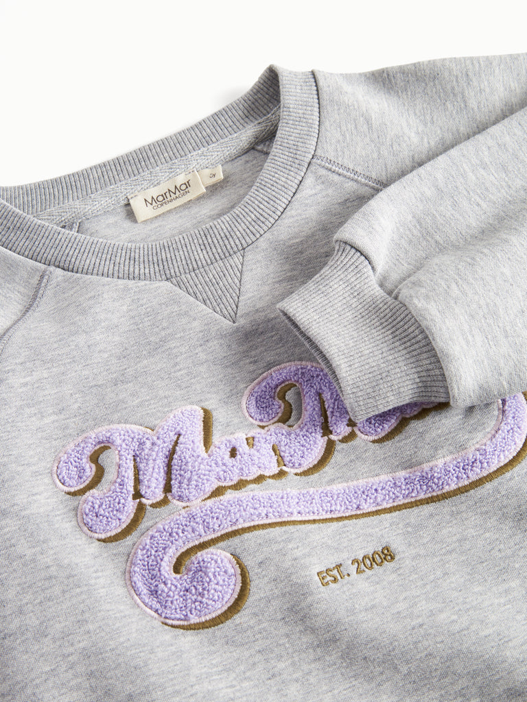 Sweatshirt - Theos - Lavender Logo - Marmar
