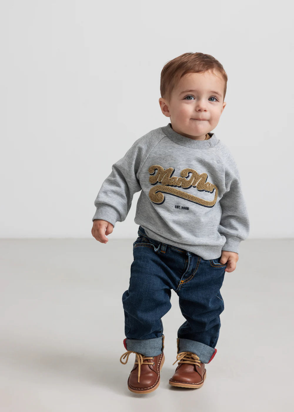 Sweatshirt - Theos B - Dark Bronze - Logo - Marmar