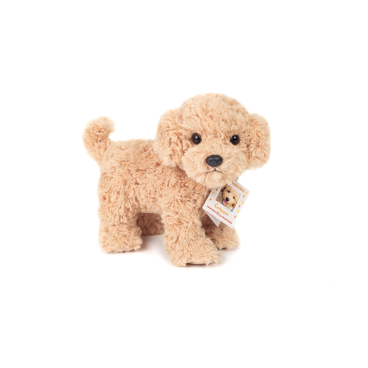 Stående Cockapoo - Bamse - 23 cm