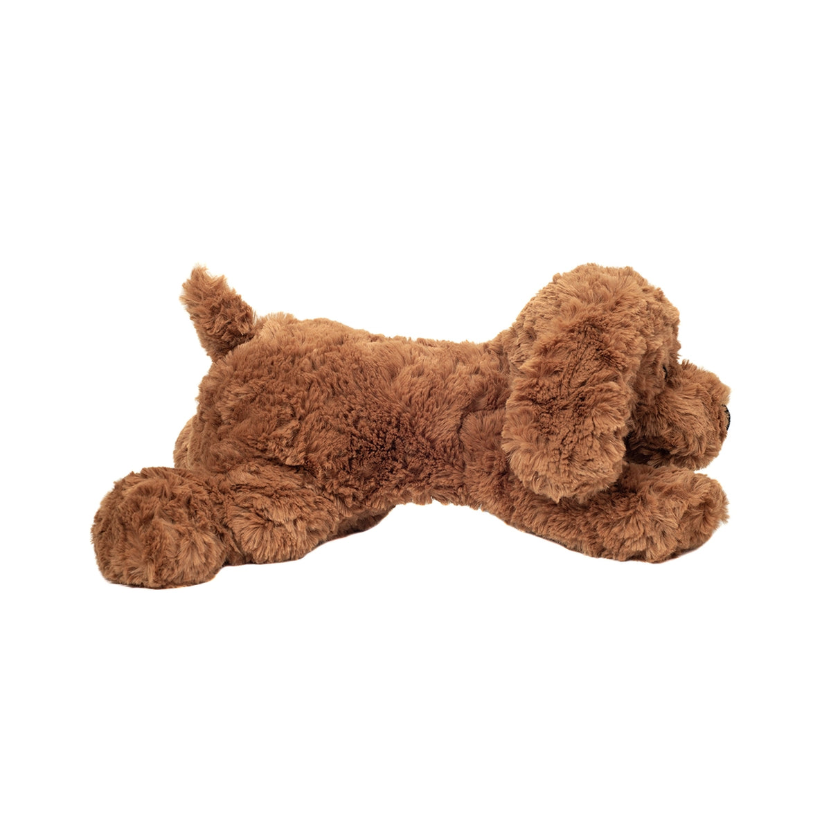 Liggende hund - brun 30 cm