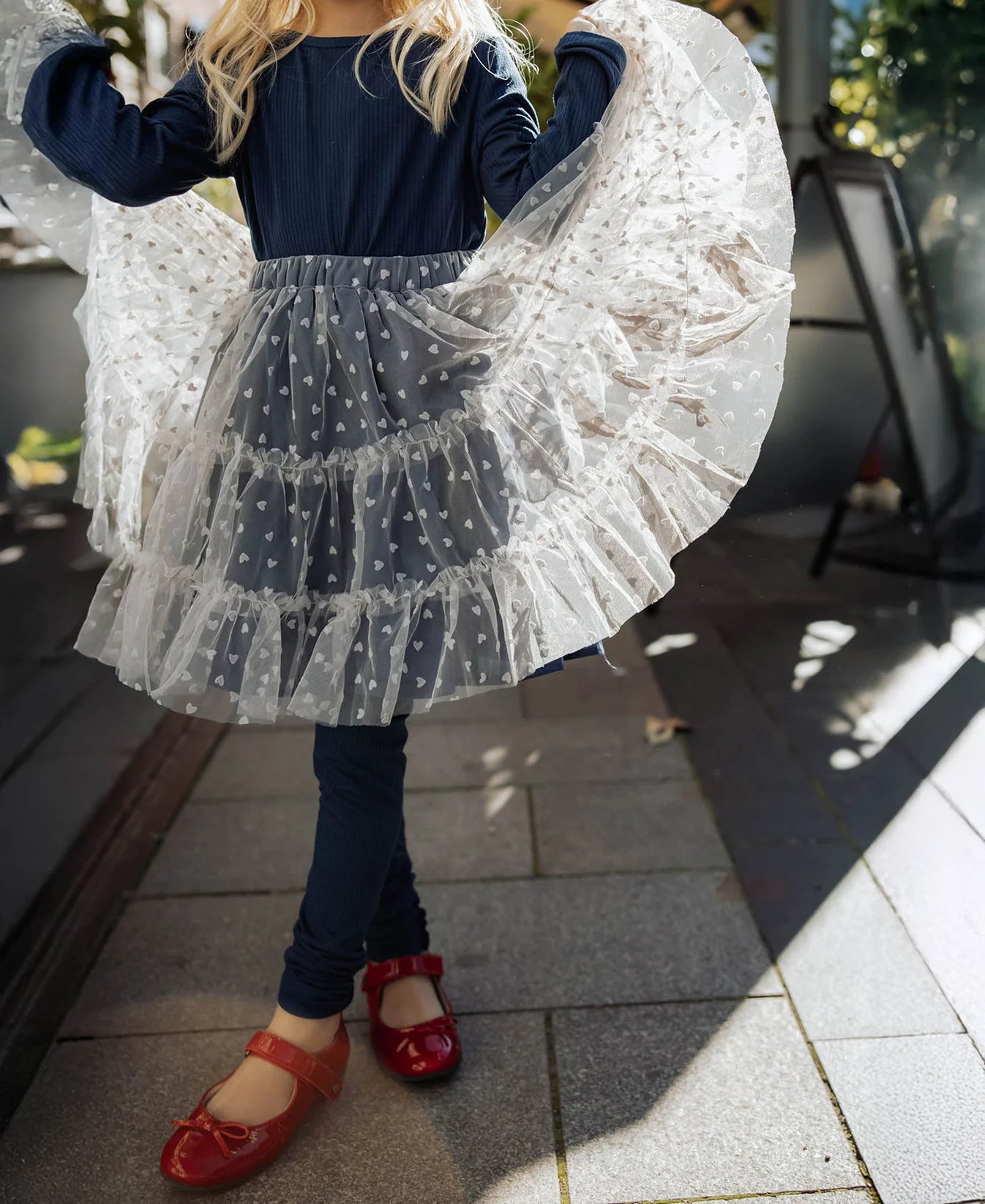 FLIINK TULLE SKIRT - SLATE