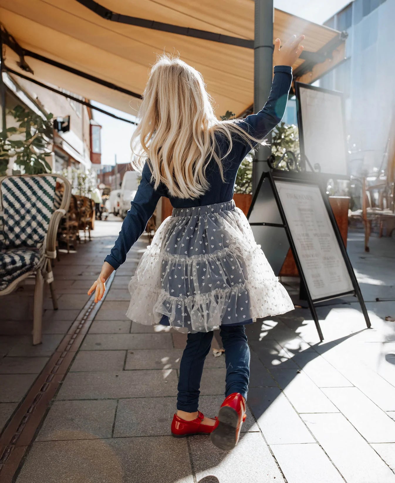 FLIINK TULLE SKIRT - SLATE