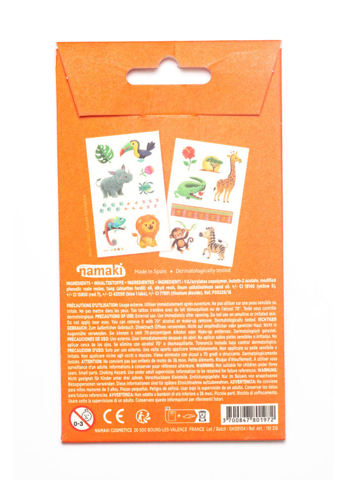 Tattoos Vegetable Ink - Wildlife