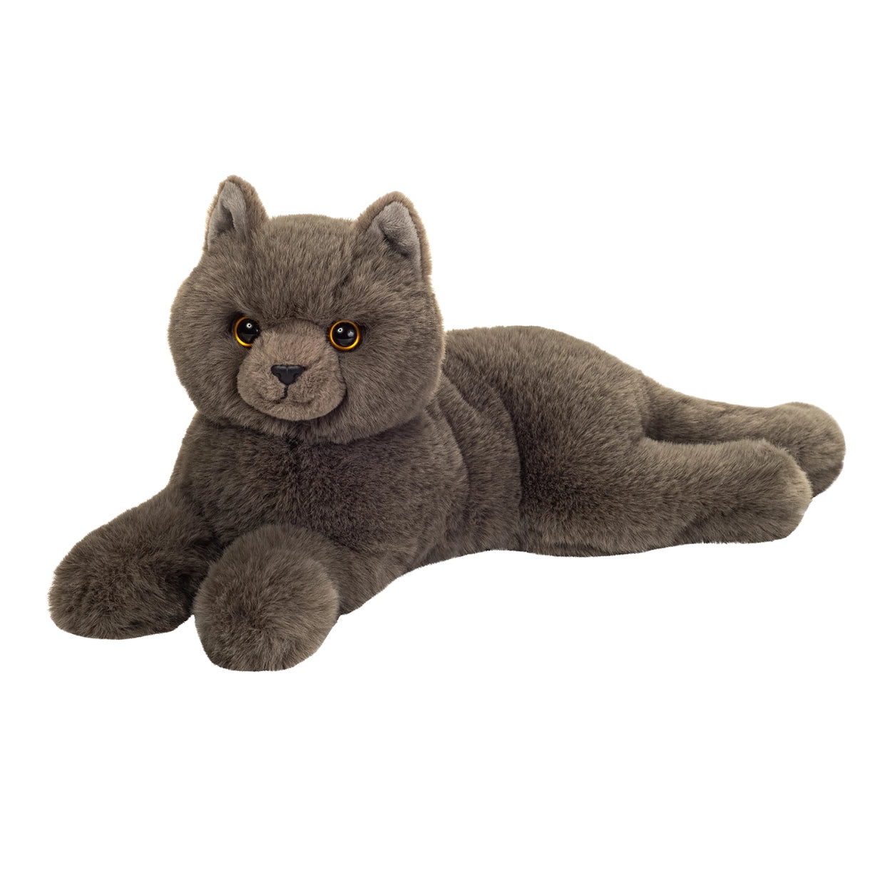 Teddy Hermann - Liggende Kat - karteuser 36 cm - Bamse