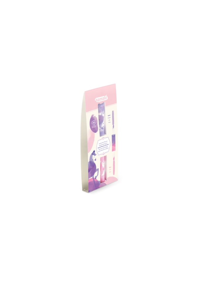 Hår Mascara Double Tip Pink and Purple Cosmos Organic