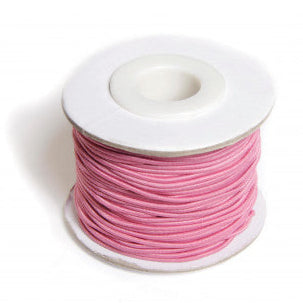 Elastiksnor 1,2mm x 25m lyserød