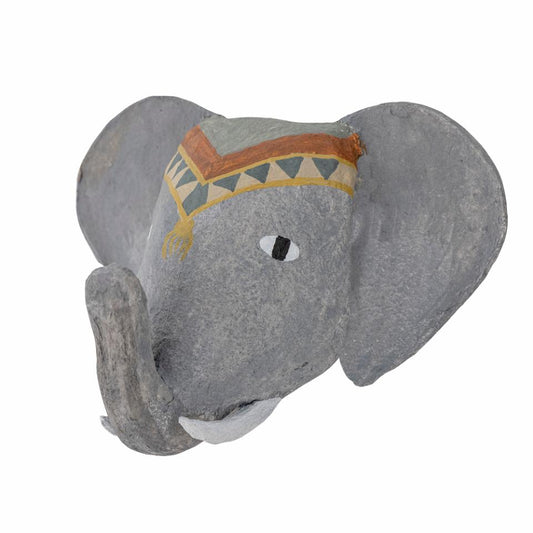 Elefant Vægdekoration - Elli - Grå