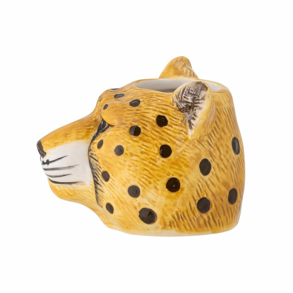 Roam Leopard Vase, Orange, Stentøj