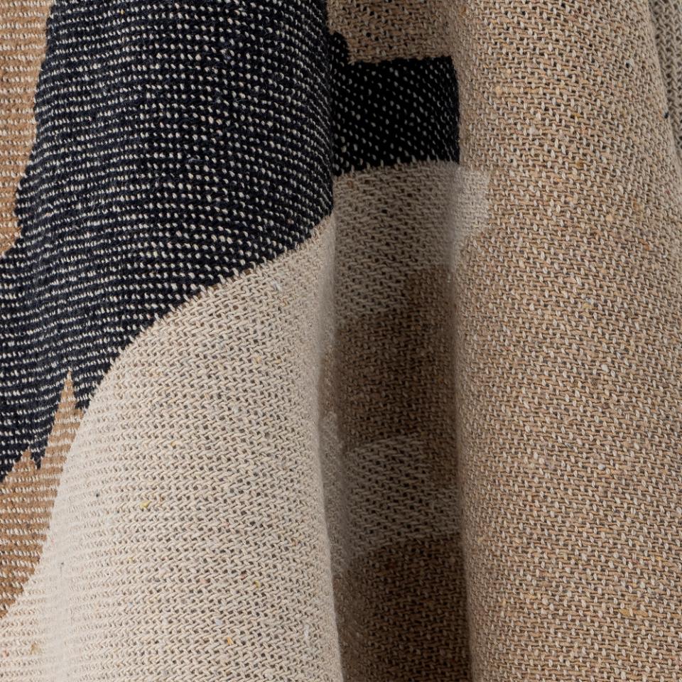 Maji Plaid - Brun - Genanvendt Bomuld - Bloomingville
