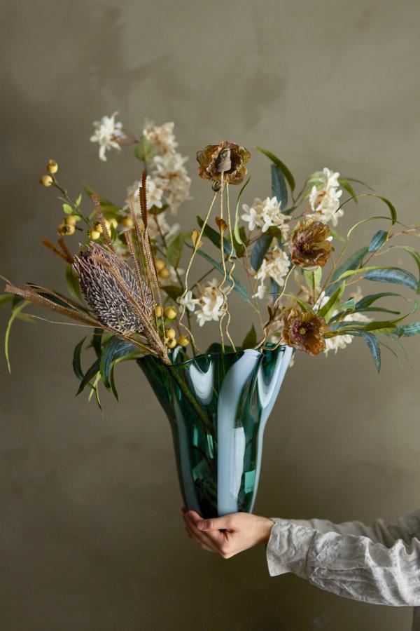 Myrtle Stilk, Hvid, Kunstig Blomst