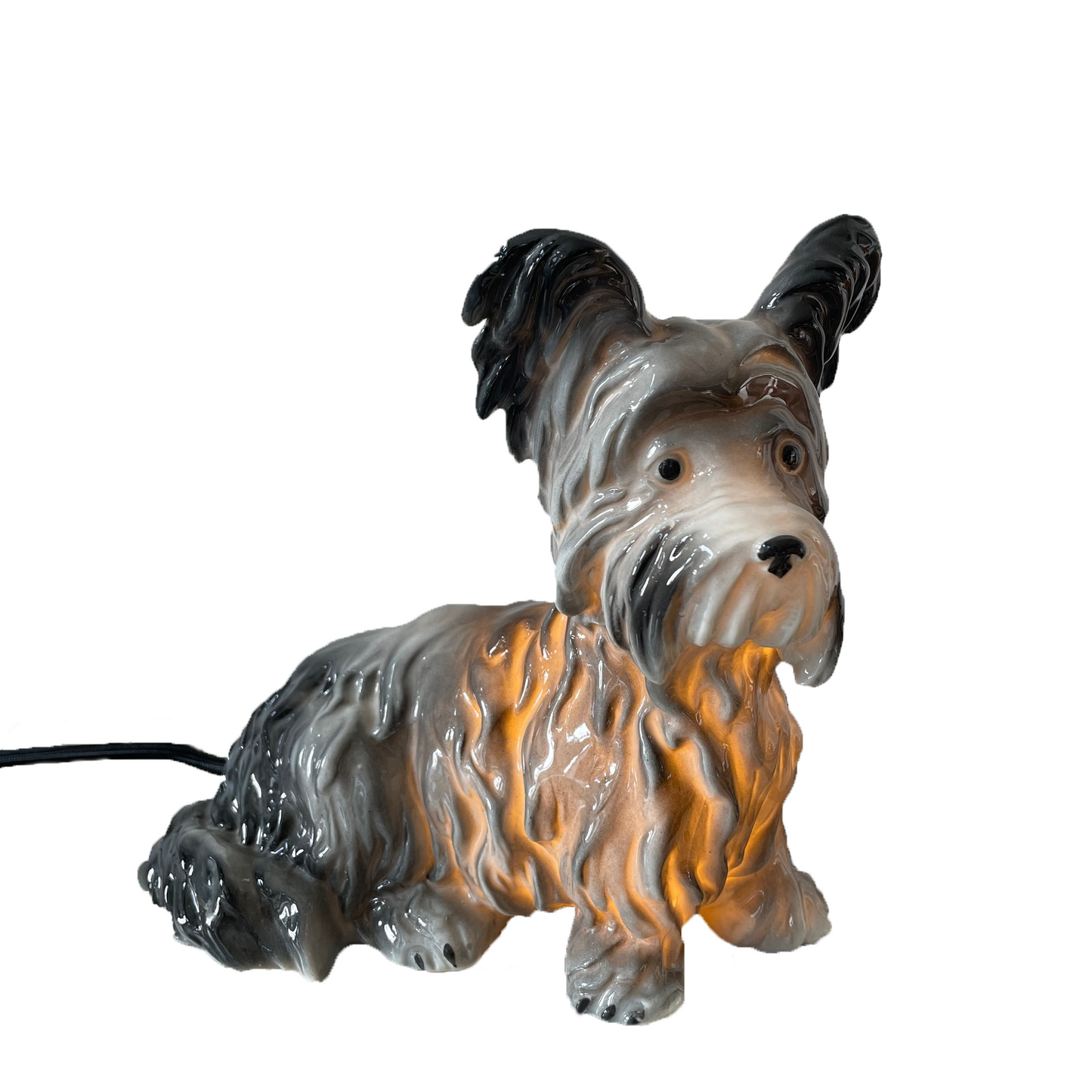 Hunde Lampe Grå