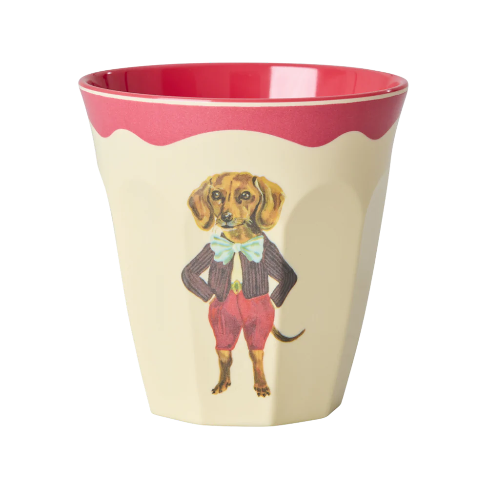 Rice Mellem Kop - Rød - Hund - Nathalie Lété Vol. 2 Print