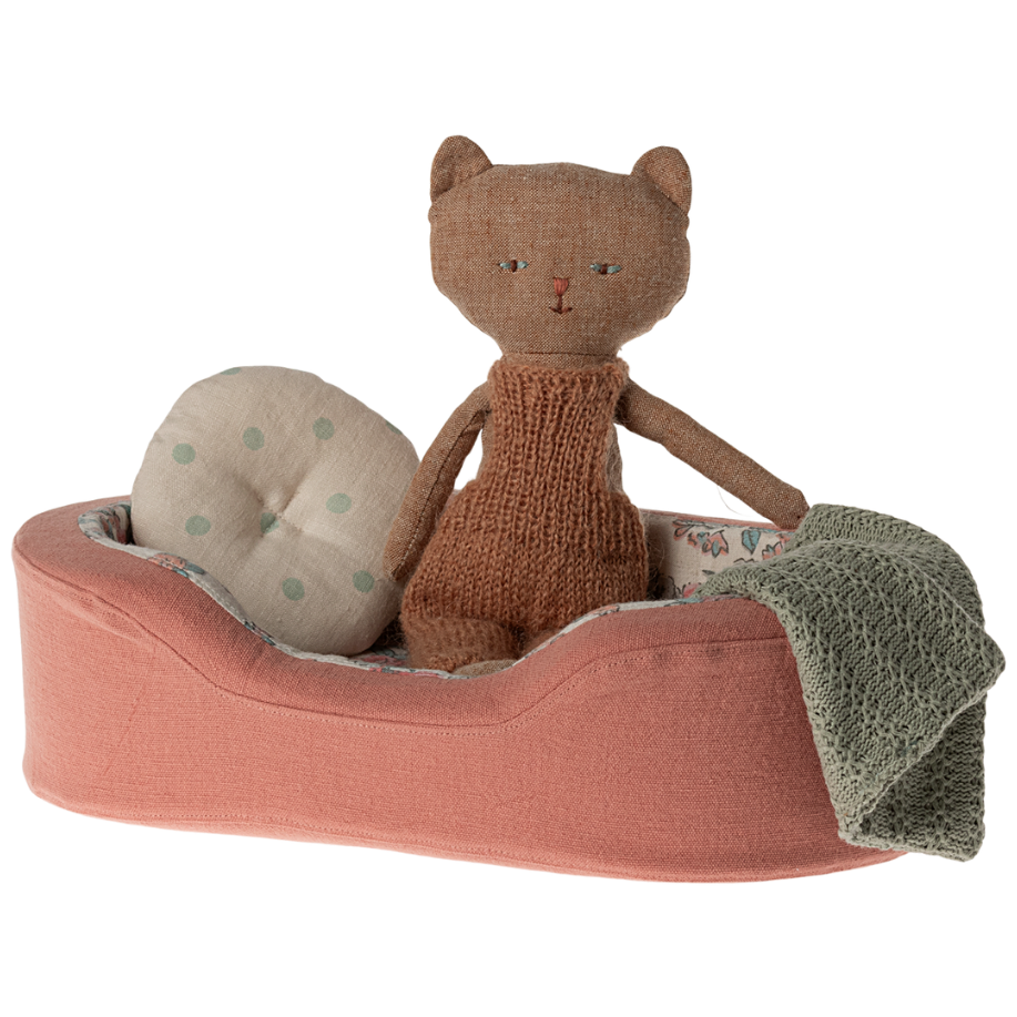 Maileg Cosy kurv, Lille - Koral