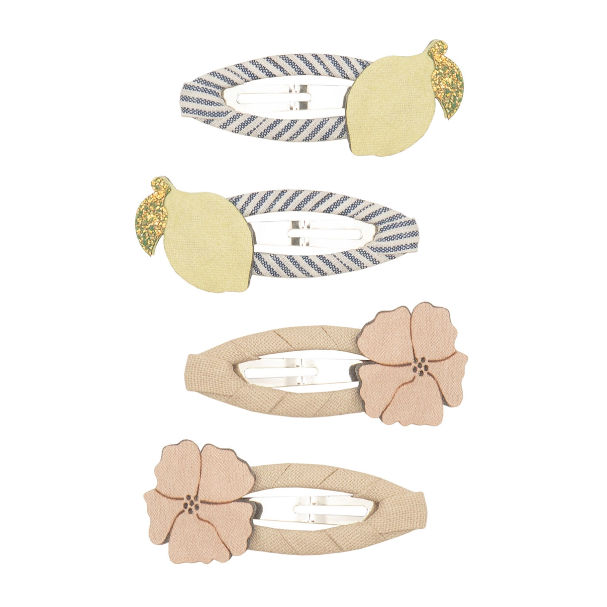4 hårspænder - Lemon Blossom Amalfi