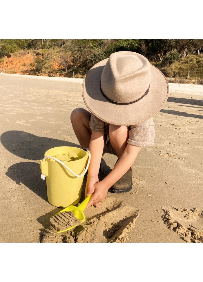 Strandsæt - Silicone Bucket & Spade Set Citrus